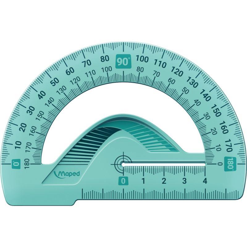 Rapporteur 180° 12cm incassable Maped Study - Ma Rentrée Facile