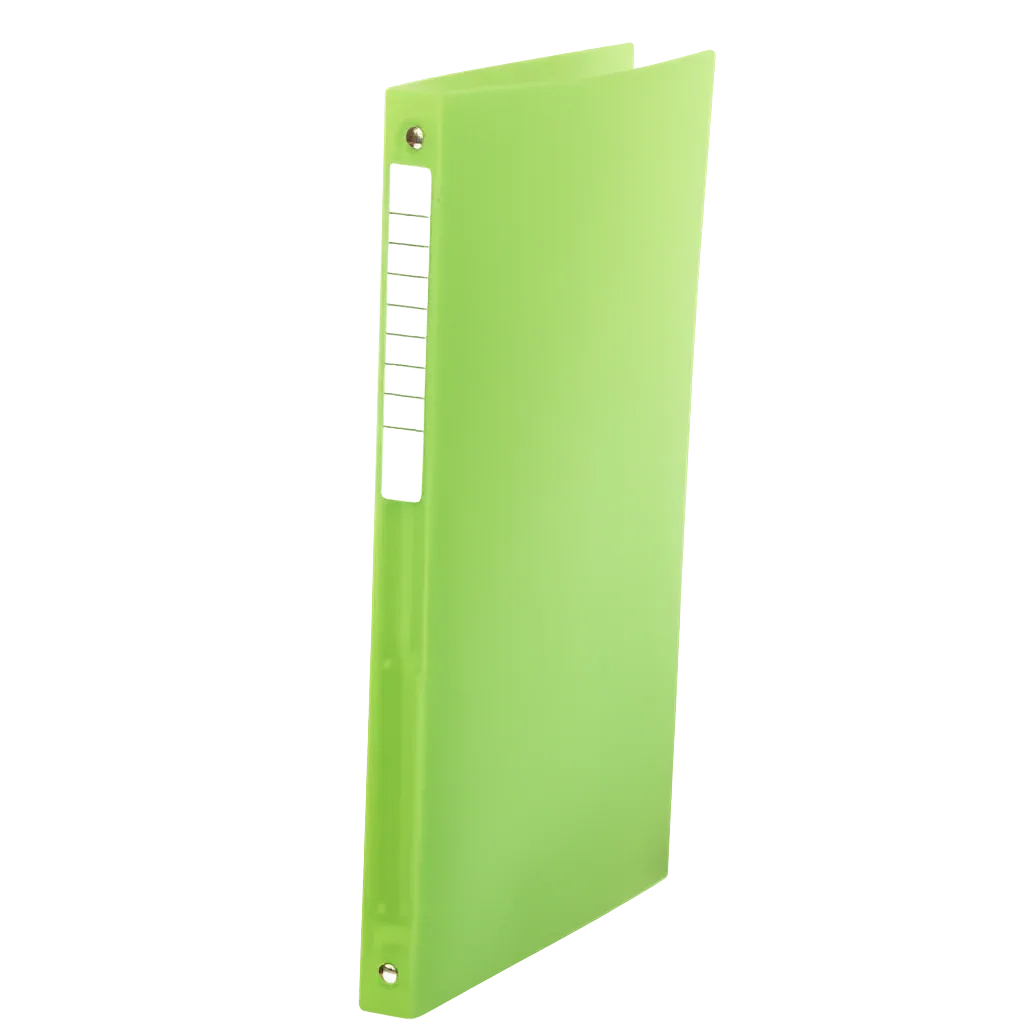 Classeur souple translucide Color Fresh, A4, dos 2 cm, vert - Ma Rentrée Facile