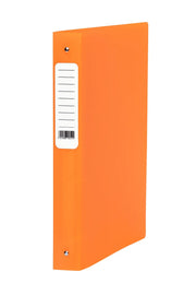 Classeur souple translucide Color Fresh, A4+, dos 4 cm, jaune orangé - Ma Rentrée Facile