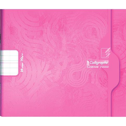 Cahier d'écriture à l'italienne 17x14,7, 24 pages, Double Ligne 3 mm, 70g, Calligraphe - Ma Rentrée Facile