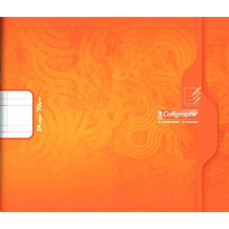 Cahier d'écriture à l'italienne 17x14,7, 24 pages, Double Ligne 5 mm, 70g, Calligraphe - Ma Rentrée Facile