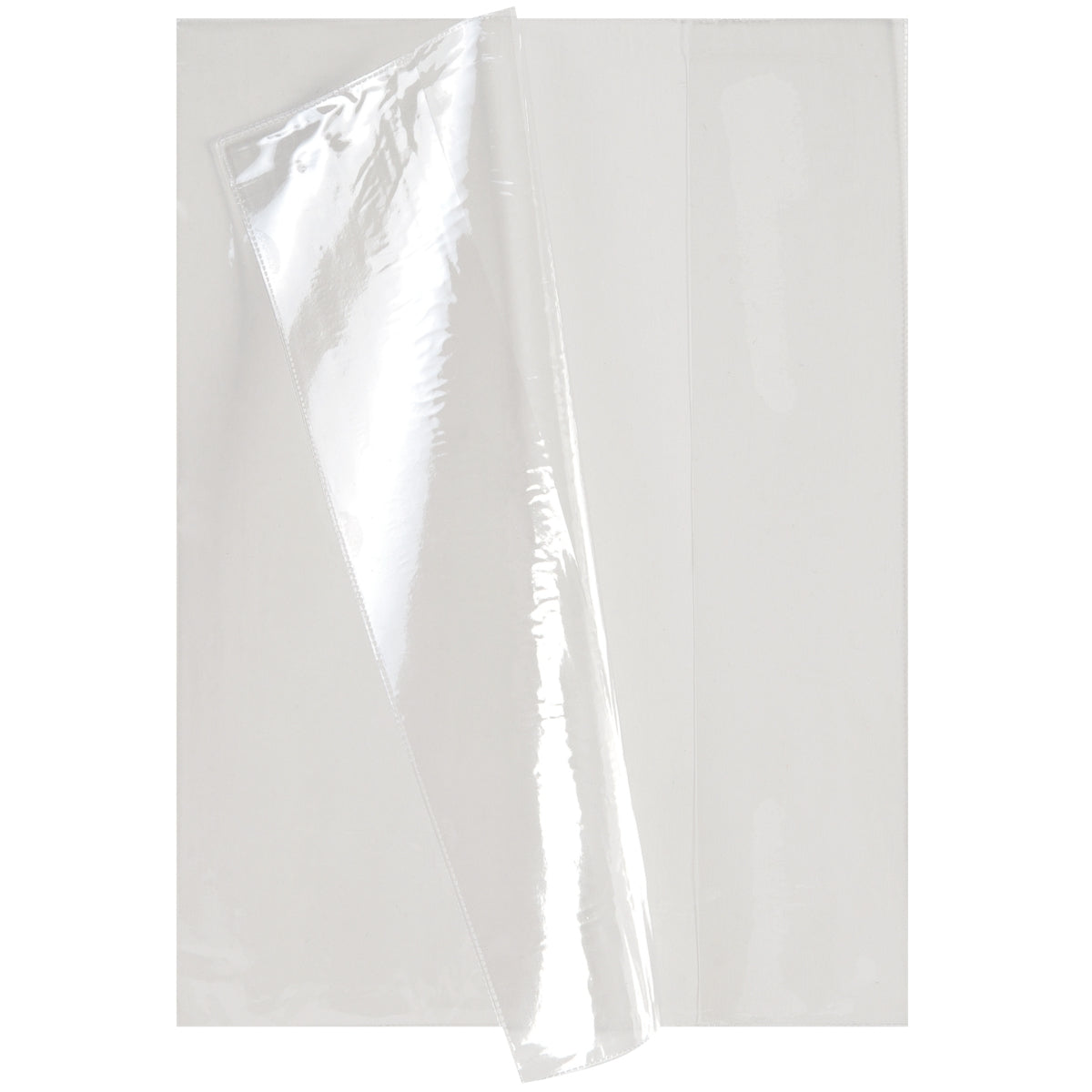 Protège-cahiers, 15/100ème, 21x29,7 PVC cristal incolore