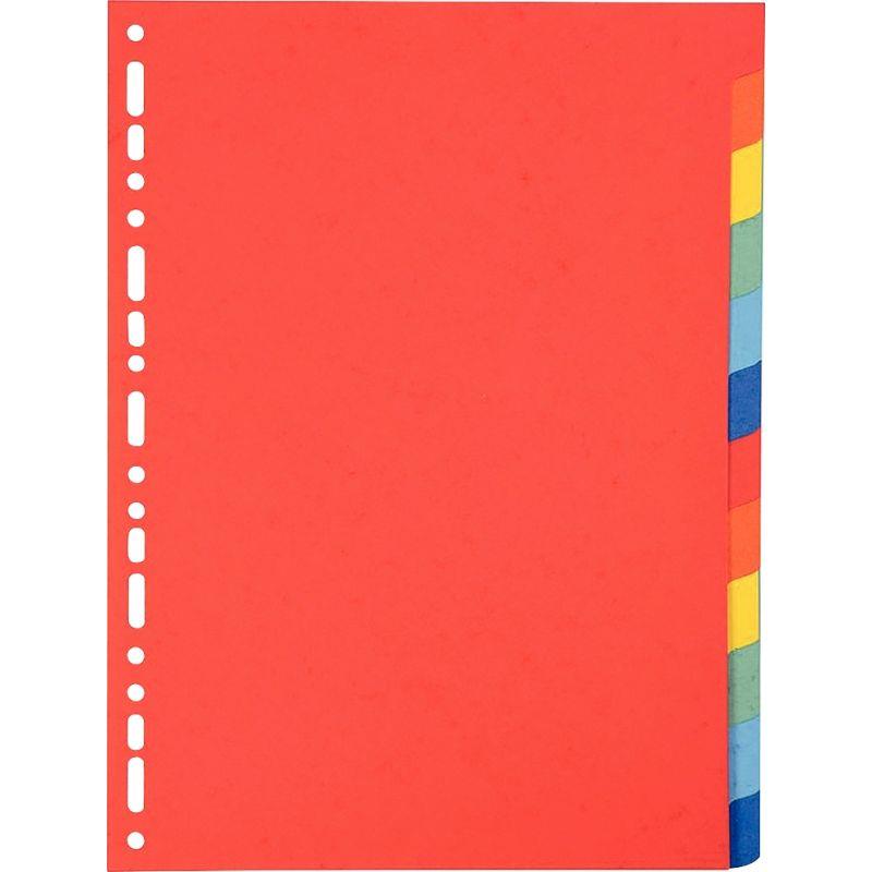 Intercalaires 12 touches EXACOMPTA A4 en carte lustrée 220g - Ma Rentrée Facile