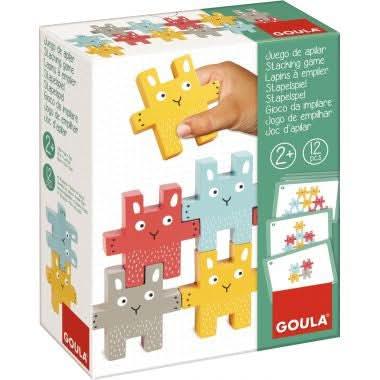 12 lapins en bois à empiler + 5 fiches - Ma Rentrée Facile