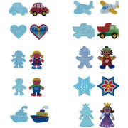 Sachet de 10 plaques Hama Maxi formes fantaisie