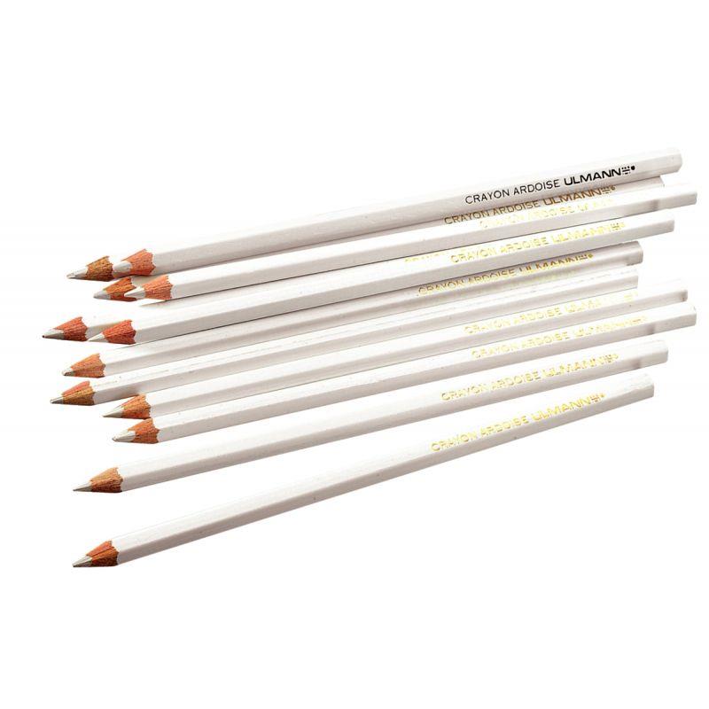 Pochette de douze crayons d'ardoise enrobés de bois Ulmann - Ma Rentrée Facile