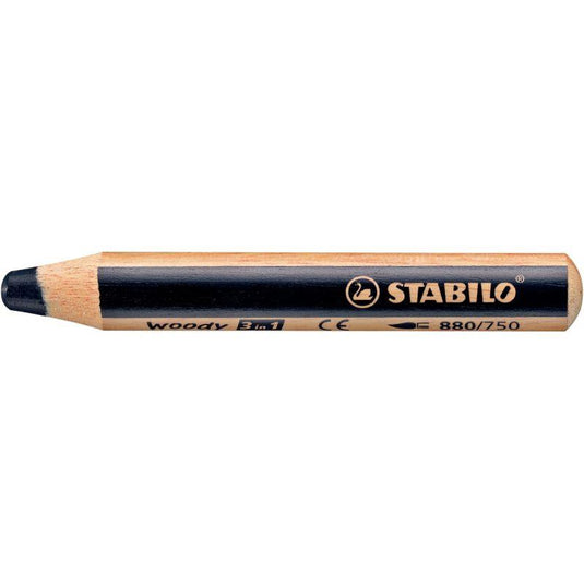 Crayon de couleur Woody noir - Ma Rentrée Facile