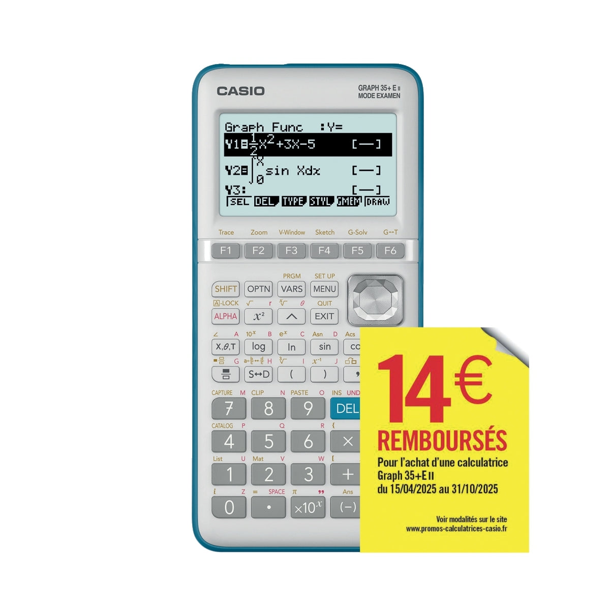 Calculatrice graphique Casio Graph 35+ E II