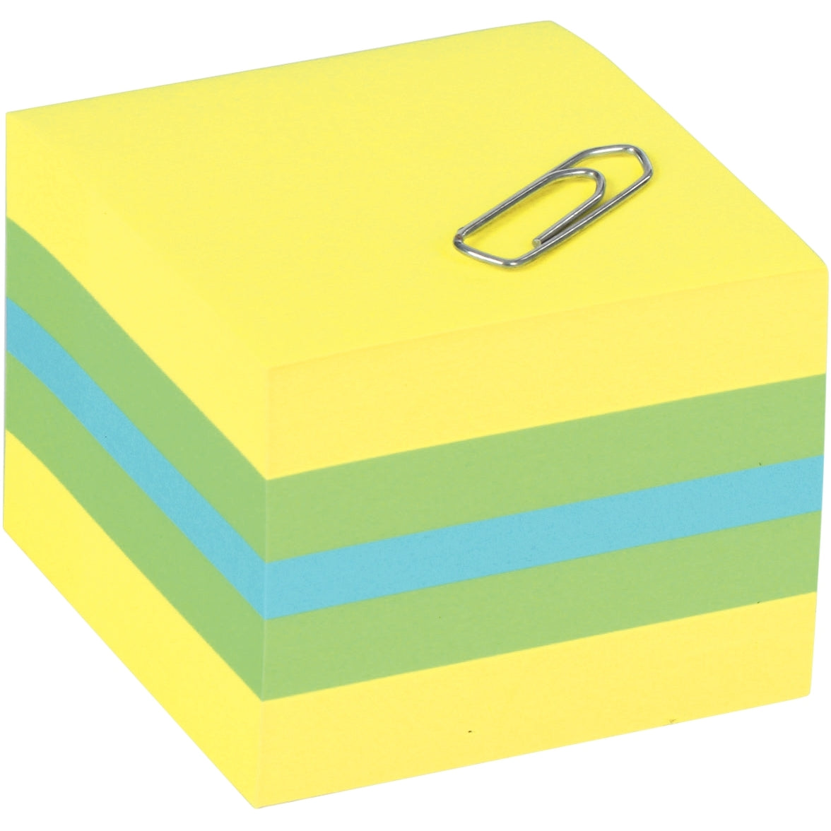 Mini cube Post-it 400 feuilles 51x51 mm couleurs assorties, vue 4