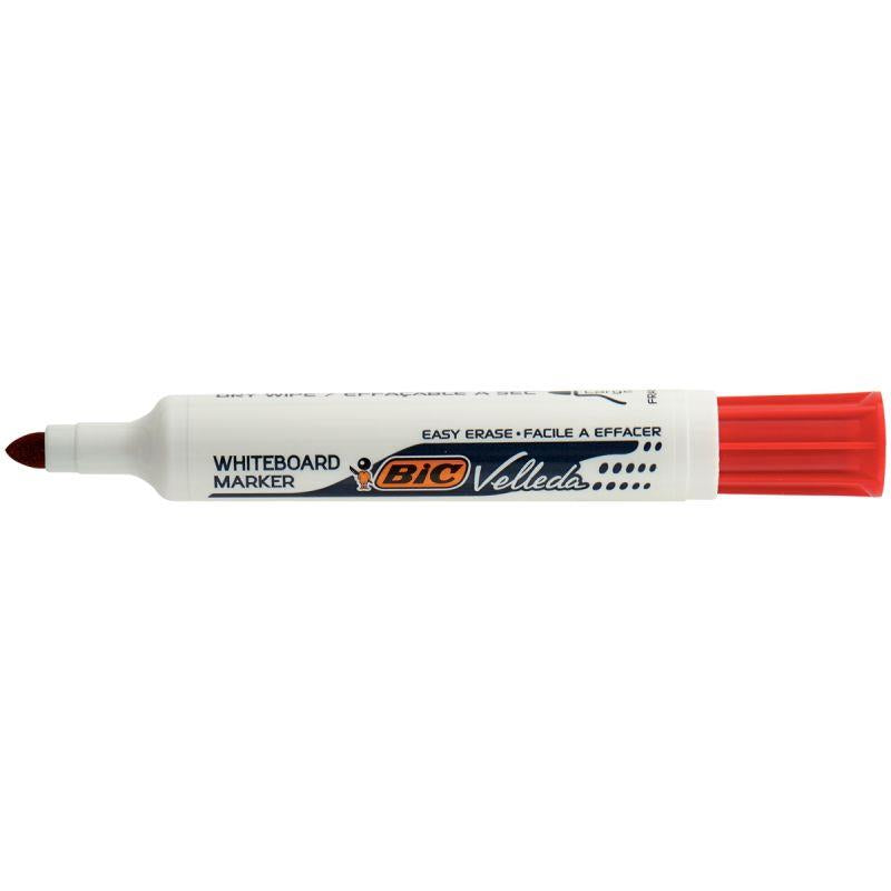 Marqueur effaçable à sec Velleda 1711 pointe large rouge - Ma Rentrée Facile