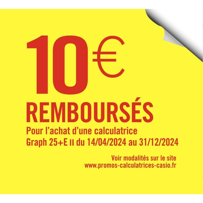 Calculatrice graphique Casio Graph 25+E II, vue 2