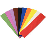 Paquet de 10 feuilles crépon ordinaire 200x50 cm rouge - Ma Rentrée Facile