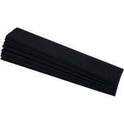 Paquet de 10 feuilles crépon supérieur 250x50 noir - Ma Rentrée Facile
