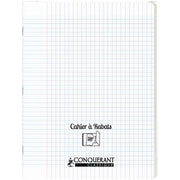 Cahier 24x32, 96 pages,seyès, couverture polypro avec 2 rabats incolore, Conquérant - Ma Rentrée Facile