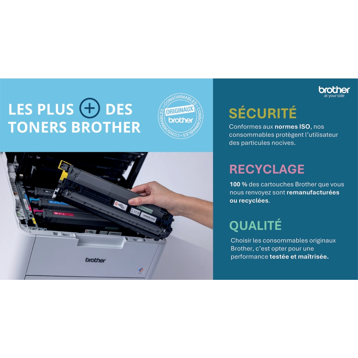 Toner laser Brother TN241Y jaune, vue 2