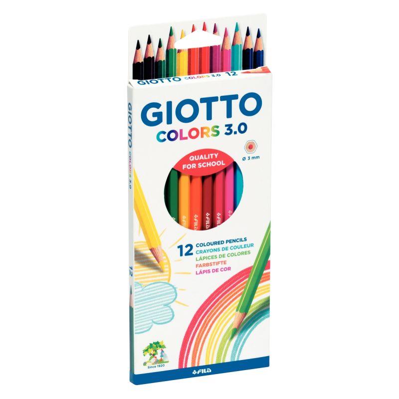 Pochette de 12 crayons de couleur Giotto Colors 3.0 - Ma Rentrée Facile