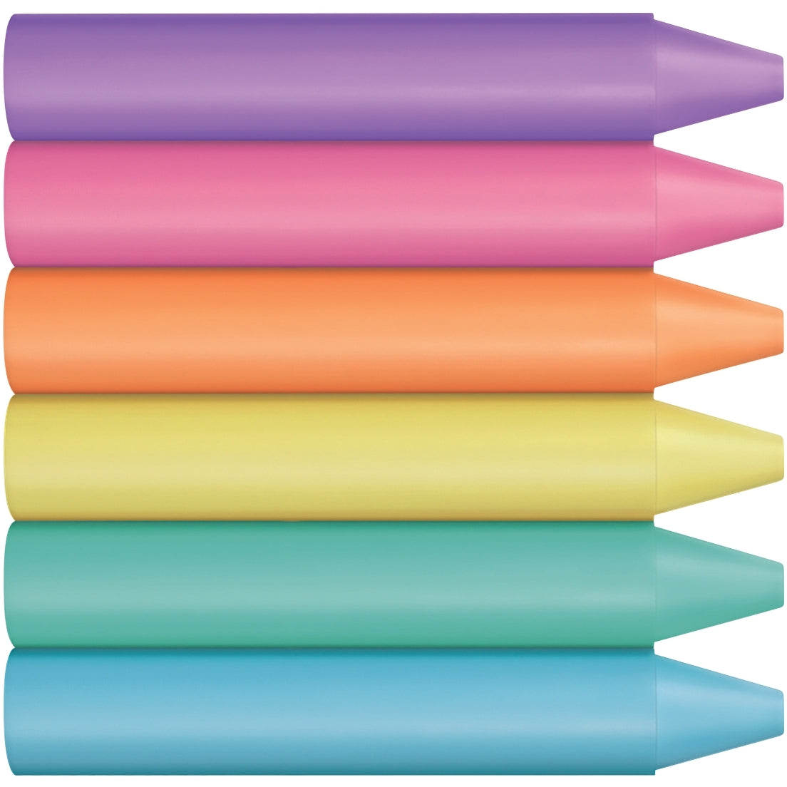Pot de 60 crayons à la cire pastel + taille-crayons Jovi, vue 2