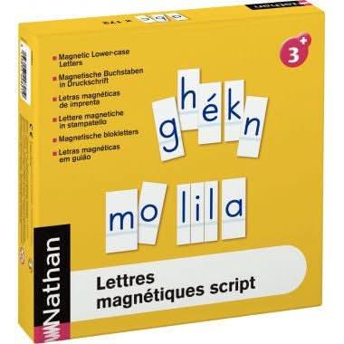 172 lettres magnétiques script Nathan - Ma Rentrée Facile