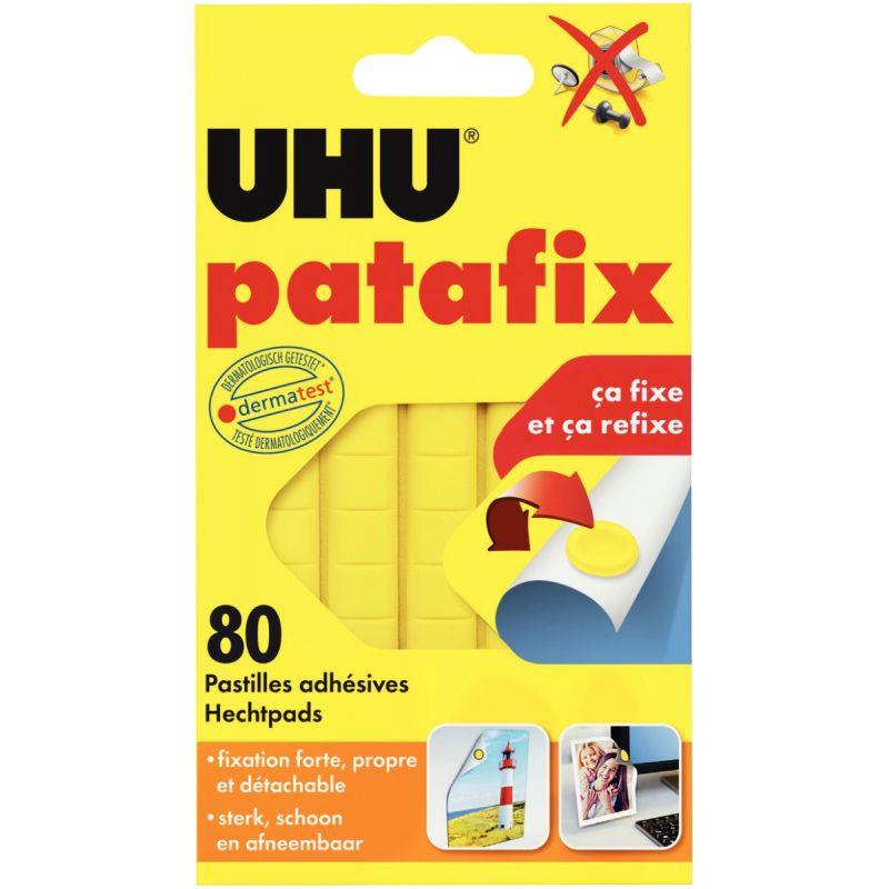 Blister de 80 pastilles adhésives PATAFIX jaune - Ma Rentrée Facile