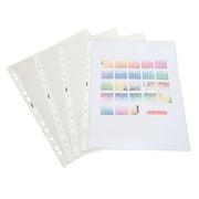 100 pochettes plastiques perforées 9/100ème 21x29,7 aspect lisse - Ma Rentrée Facile
