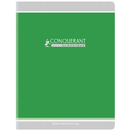 Cahier de devoirs, 24x32, 96 pages, séyès 90g, coloris aléatoires,Conquérant - Ma Rentrée Facile