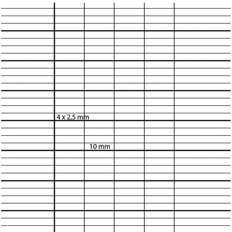 Cahier déficient visuel 21x29,7cm, 96 pages, seyès 2,5mm agrandi 10/10, 90g