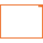 Ardoise effaçable à sec 21x26.5cm uni blanche - Ma Rentrée Facile