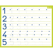 Ardoise effaçable à sec 21x26.5cm, chiffres - Ma Rentrée Facile