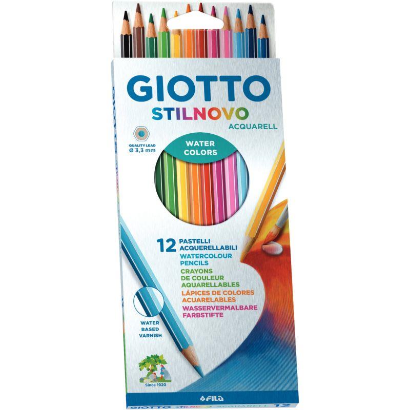 Etui de 12 crayons de couleur Stilnovo aquarellables - Ma Rentrée Facile
