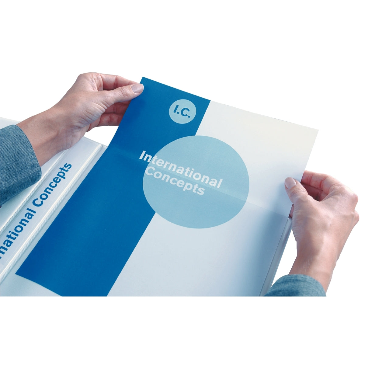 Classeur personnalisable A4, SOFT CLICK, blanc, dos 4,5cm, LEITZ