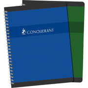 Cahier à spirale 24x32, 100 pages, séyès, 70g, coloris aléatoires, Conquérant - Ma Rentrée Facile