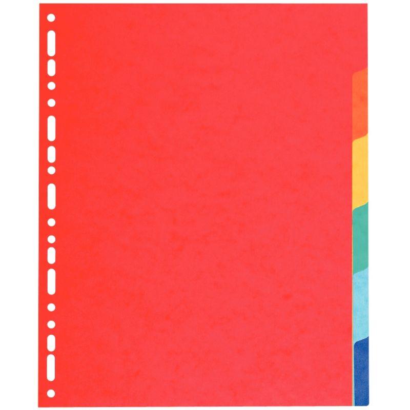 Intercalaires 6 touches EXACOMPTA A4+ en carte lustrée 220g + - Ma Rentrée Facile