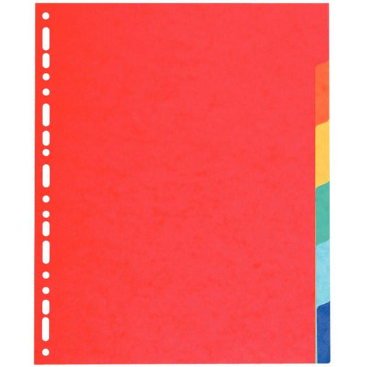 Intercalaires 6 touches EXACOMPTA A4+ en carte lustrée 220g + - Ma Rentrée Facile