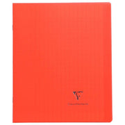 Cahier KOVERBOOK 17x22, 96 pages, seyès 90g, polypro rouge - Ma Rentrée Facile