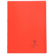 Cahier KOVERBOOK 21x29.7, 96 pages, seyès 90g, polypro, rouge - Ma Rentrée Facile