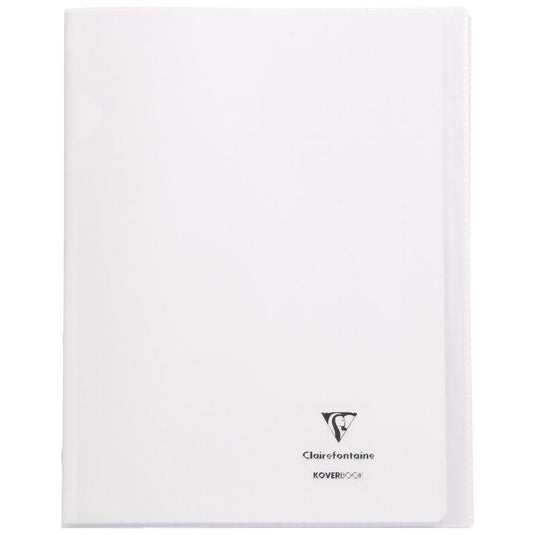 Cahier KOVERBOOK 24x32, 96 pages, seyès 90g, polypro, incolore - Ma Rentrée Facile