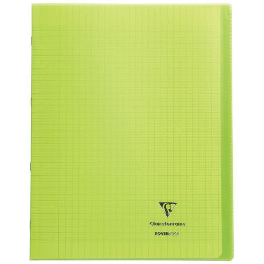 Cahier KOVERBOOK 24x32, 96 pages, seyès 90g, polypro, vert - Ma Rentrée Facile