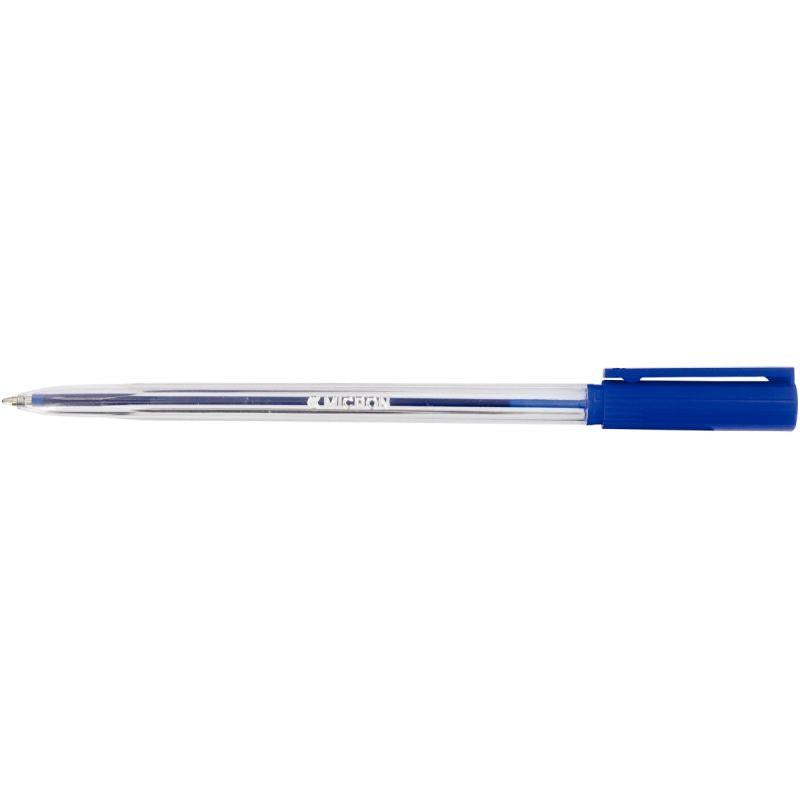 Stylo bille Micron pointe moyenne 1mm bleu - Ma Rentrée Facile