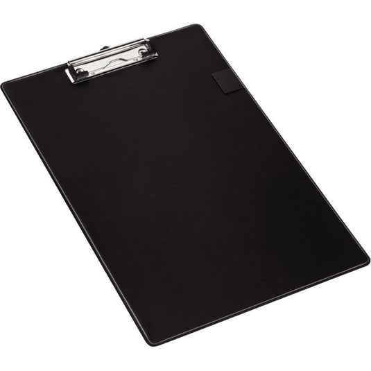 Plaque porte bloc plastique, A4+ avec pince, noir - Ma Rentrée Facile