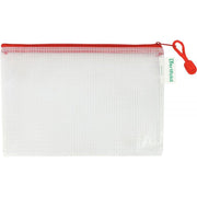 Pochette à zip A5 paysage rouge - Ma Rentrée Facile