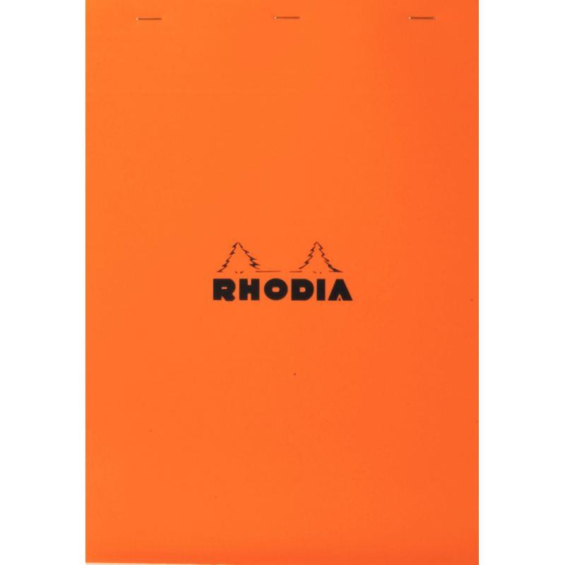 Bloc de bureau, RHODIA,14.8x21, 80 feuilles blanches micro perforées détachables, 80g, 5x5 - Ma Rentrée Facile