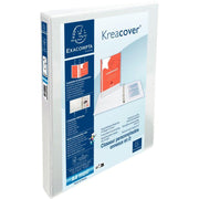 Classeur personnalisable A4+, dos 2,9cm, blanc - Ma Rentrée Facile