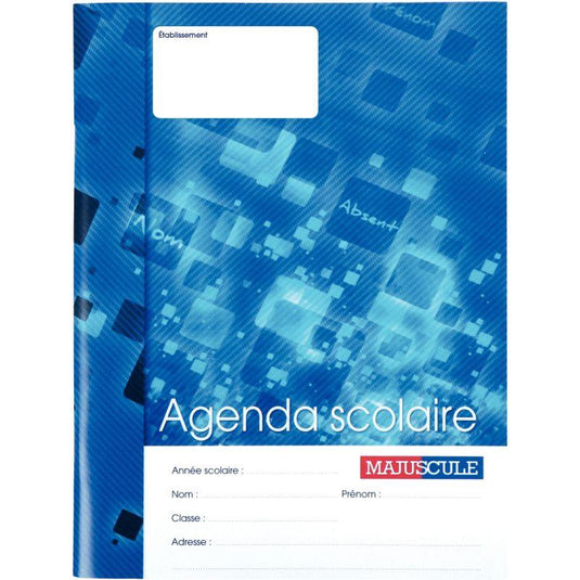 Agenda scolaire non millésimé, 17x22cm, 80 pages - Ma Rentrée Facile