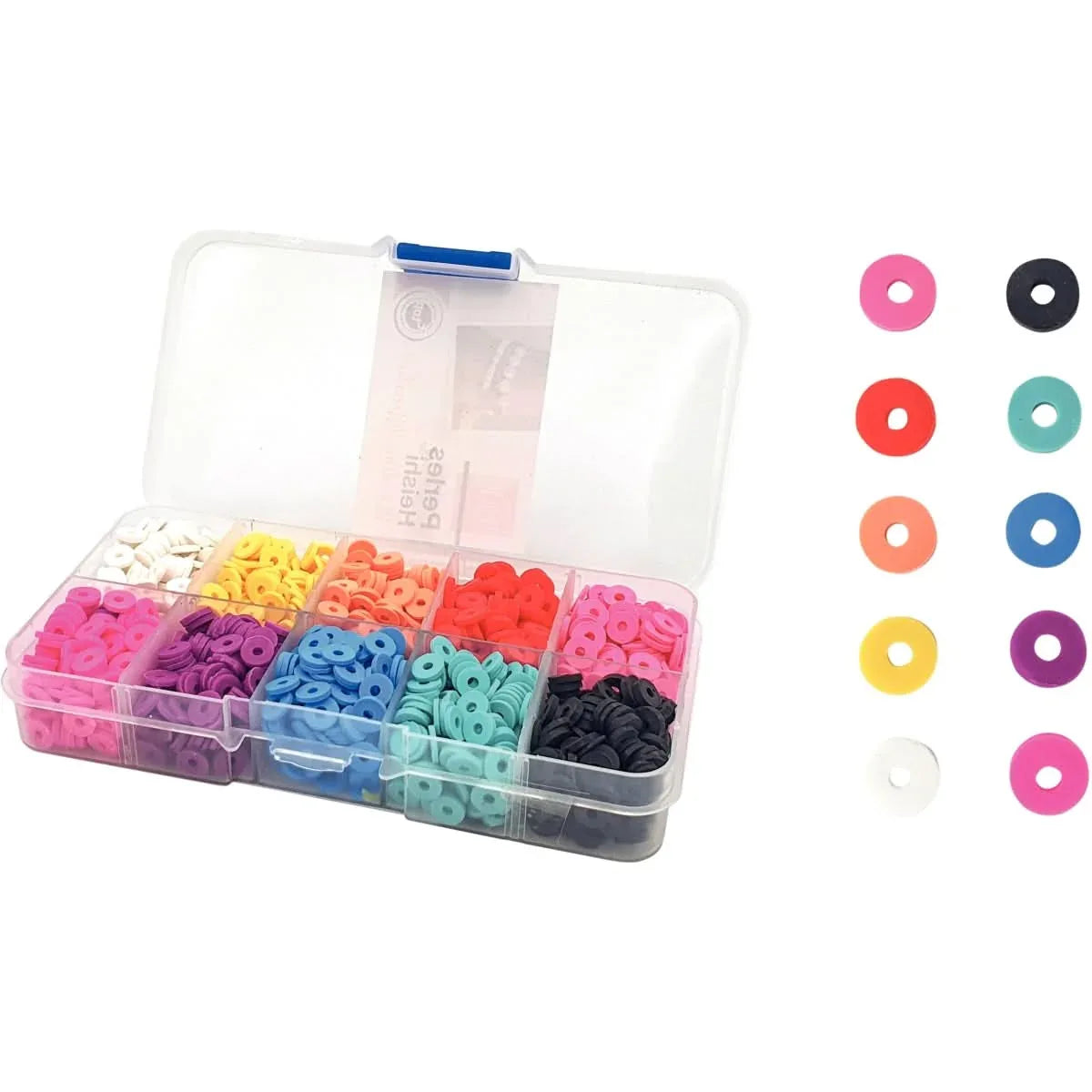 Pack de 6000 perles Heishi vives et pastels - Ma Rentrée Facile