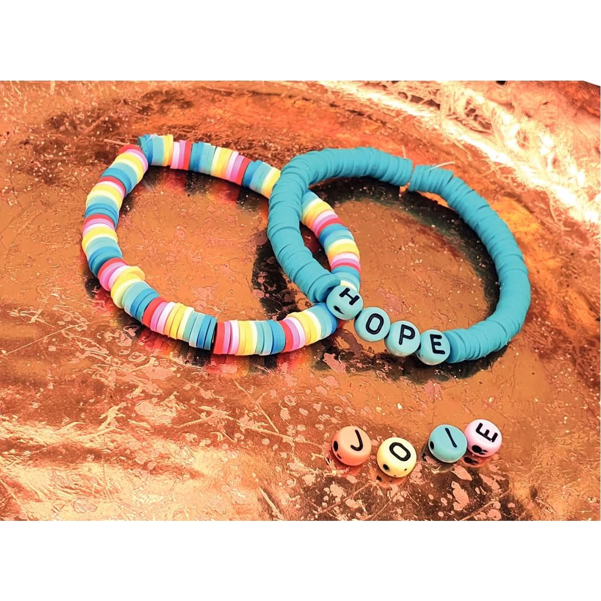 Pack de 6000 perles Heishi vives et pastels - Ma Rentrée Facile