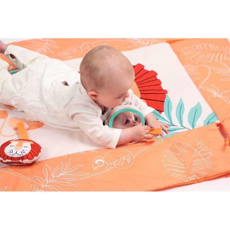Tapis d'éveil lion avec arches - Ma Rentrée Facile