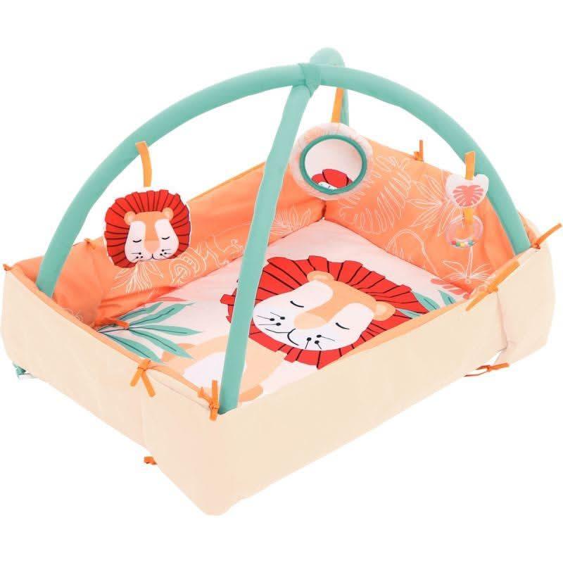 Tapis d'éveil lion avec arches - Ma Rentrée Facile