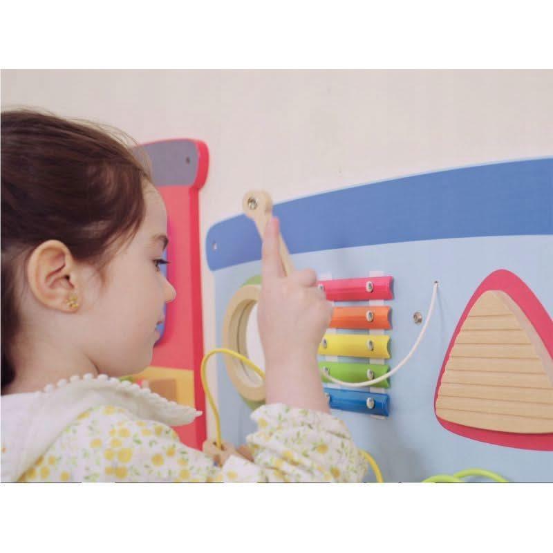 Grand panneaux d'activités mural, le train - Ma Rentrée Facile