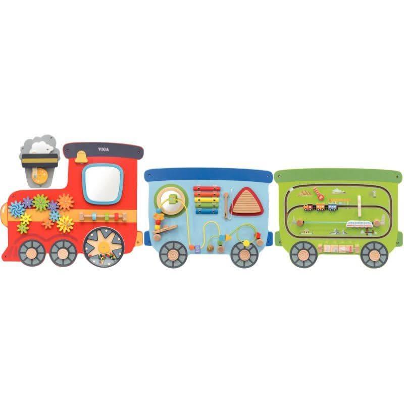 Grand panneaux d'activités mural, le train - Ma Rentrée Facile