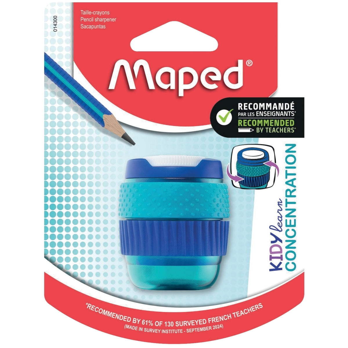 Taille-crayons 1 usage avec réservoir Maped KIDY Learn